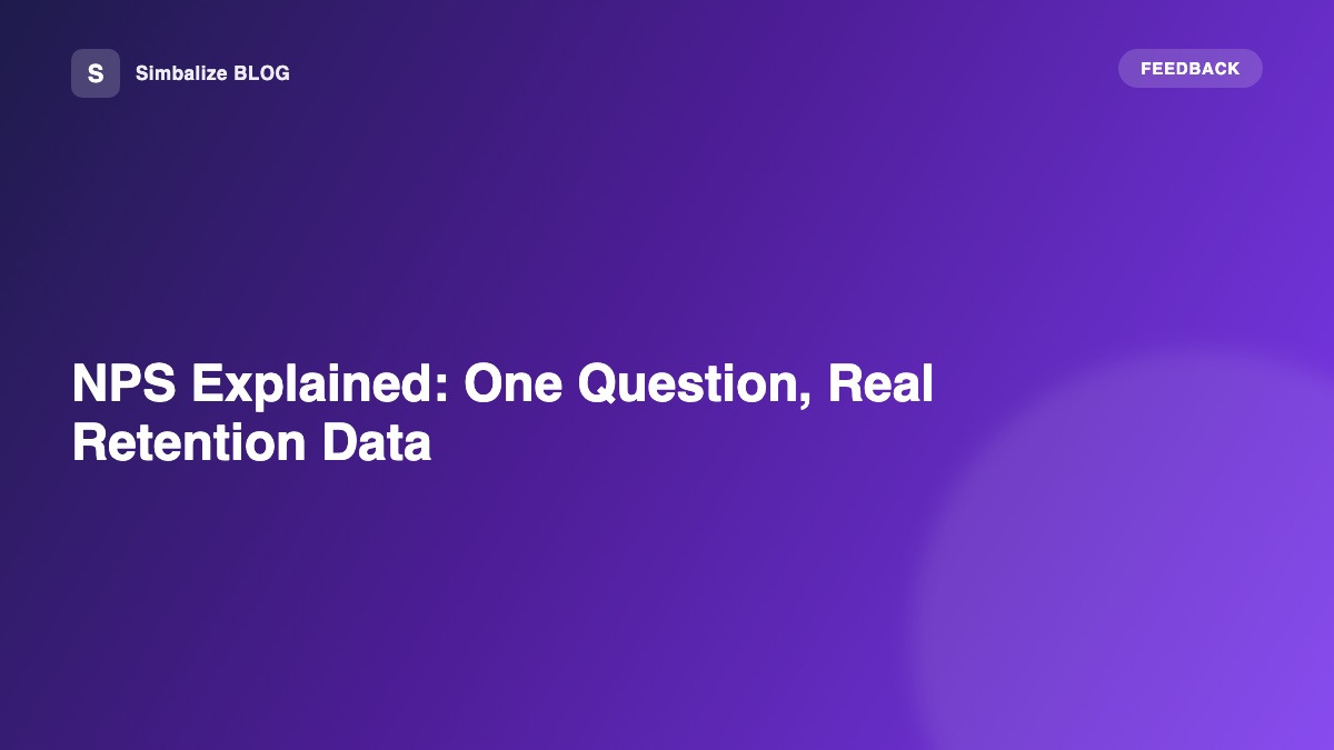 NPS Explained: One Question, Real Retention Data